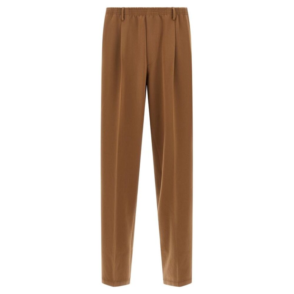 CELLAR DOOR Brown Polyester Casual Men's Pants